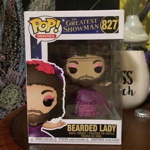 The greatest showman bearded lady Funko pop